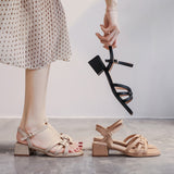 Nude Wide Fit Block Heels