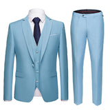 Seersucker Suit Business Suit Two-Piece Light Business Suit
