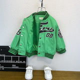 Toddler Boys Jackets Children's Clothing Boys Spring Coat Children's Baseball Uniform