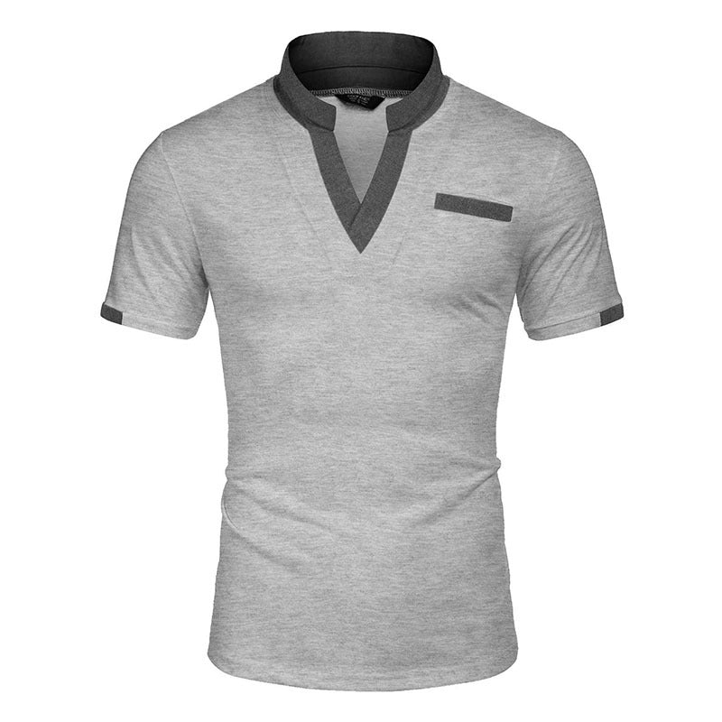 Polo Shirts Spring/Summer Polo Shirt Color Matching Men