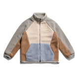 Man Fall Winter Outfis Winter Coat Loose Casual Plush Cotton-Padded Coat