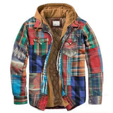 Bane Coat Cotton-Padded Printed Hooded Jacket