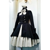 Vintage Empire Waist Dress Vintage Bow Long Sleeve Dress