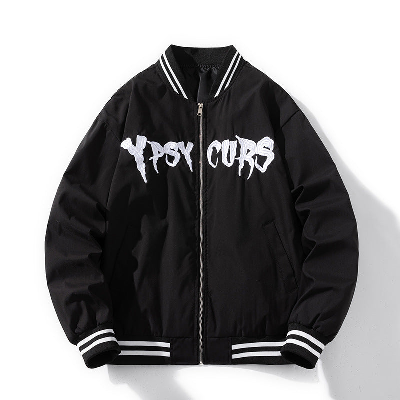 Varsity Jacket Embroidered Baseball Uniform Coat