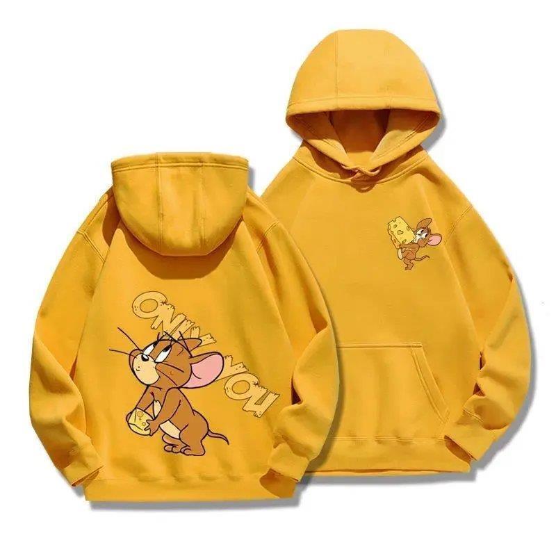 Tom and Jerry Hoodie Sweater Men's Autumn and Winter Long Sleeve Fashion Brand Cartoon Couple Coat Women