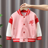 Toddler Girl Jackets Children's Clothing Girls' Baseball Jacket Jacket Sports and Leisure