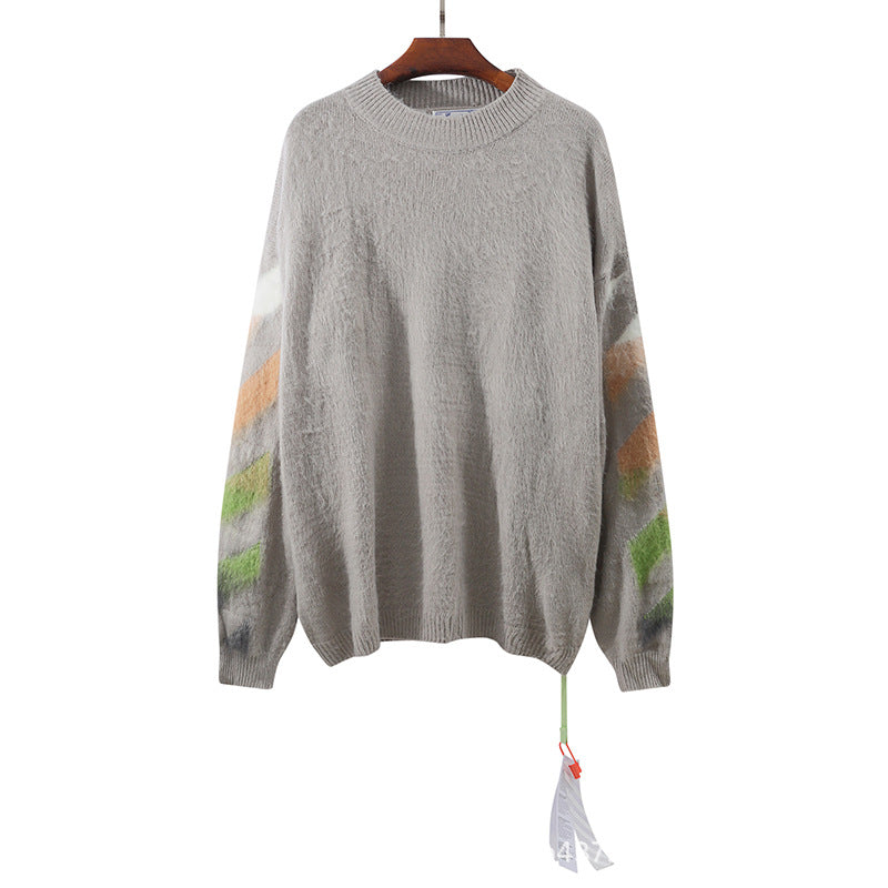Off White Winter Sweaters Autumn and Winter Knitted Sweater