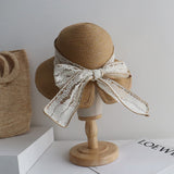 Straw Hat Bucket Hat Straw Hat Vacation Sun Protection Hat