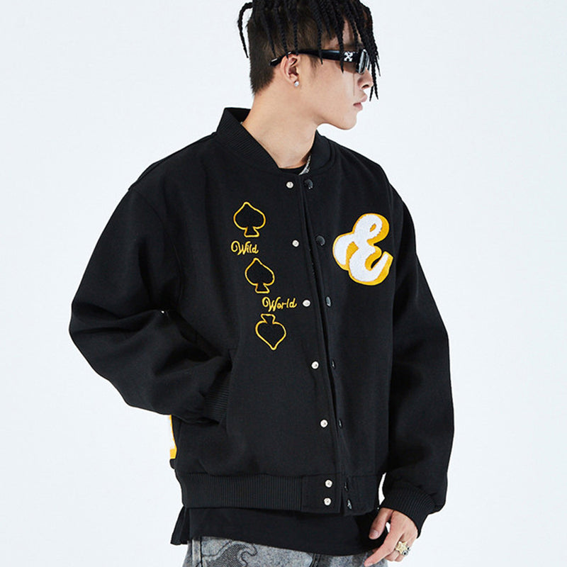 Letterman Jacket Outfit Senior Jackets Varsity Baseball Coat Jacket Men's Coat