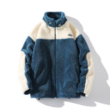 Men's Autumn Winter Coat Fleece-Lined Thickened Cotton-Padded Coat