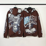 Skull Hoodie Travis Scott 3D Sweater Printed Skull Hoodie