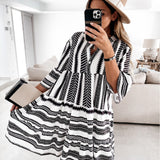 Beth Dutton Bohemian Dress Winter Autumn Midi Dresses
