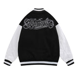Letterman Jacket Outfit Senior Jackets Varsity Baseball Coat Men's Loose Lapel Pilot Jacket