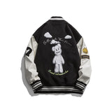 Varsity Jacket for Men Baseball Jackets High Street Stitching Loose Casual Fashionable