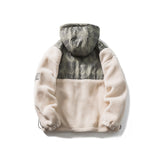 Man Fall Winter Outfis Winter Youth Love Hooded Lamb Wool Jacket Men and Women Casual