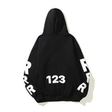 Kanye Hoodie 21ss Graffiti Letter Printed Hoodie Baggy Coat