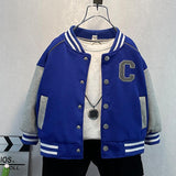 Toddler Boys Jackets Boys' Jacket Spring and Autumn Ball Uniform Jacket