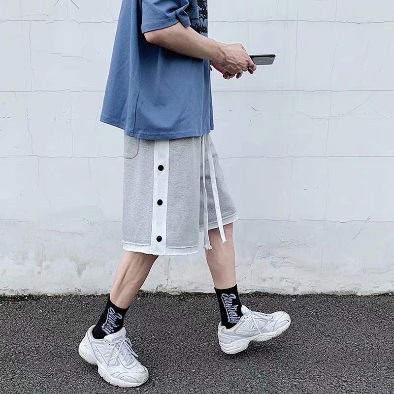 Summer Men Shorts Breasted Shorts