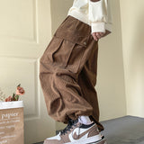 Men Cargo Pants Winter Tide Cargo Pants Men Loose Casual Trousers