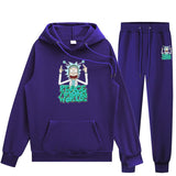 Rick and Morty Tracksuit Pullover Hoodie Sweatshirts Printed Sweater Suit Men's Anime Leisure Comfortable Clothing