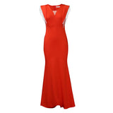 Mariah Carey See through Dress Sexy Tassel Evening Party Dress Bridesmaid Dress