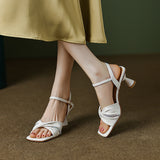 Nude Wide Fit Block Heels