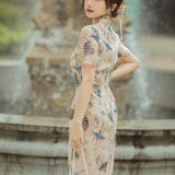 Women Cottagecore Dress Summer Vintage Printed Dress