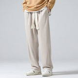 Men Sweatpants Loose Wide-Leg Pants for Teenagers and Students