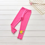 Children Pokemon Pikachu Pants Baby Cotton Spring and Autumn Trousers Girl