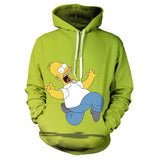 The Simpsons Hoodie Cartoon Series 3D Digital Printing Sweater