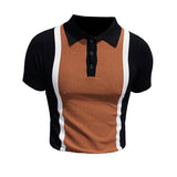 Men Polo Shirts Lapel