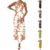 Nina Parker Dresses Backless Dress Waist Trimming Spaghetti Straps Long Dress