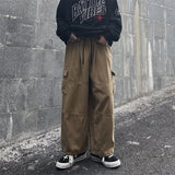 Men Cargo Pants Men's Autumn Loose Casual Trousers