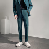 Seersucker Suit Casual Suit Pants