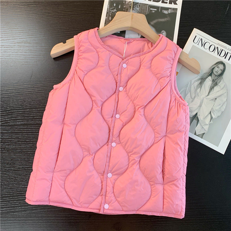 Kids Winter Coats Puffer Jacket down Coat Children Lightweight Warm Children's down Vest