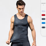 Moisture Wicking Shirts Men's 3D Three-Dimensional Printed Vest Fitness Running Training Vest Tight Stretch Quick Drying Clothes