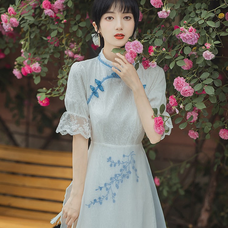 Women Cottagecore Dress Vintage Dress Long Dress