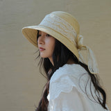 Straw Hat Bucket Hat Straw Hat Vacation Sun Protection Hat