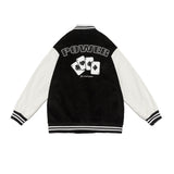 Letterman Jacket Outfit Senior Jackets Varsity Baseball Coat Vintage Loose Embroidered Jacket