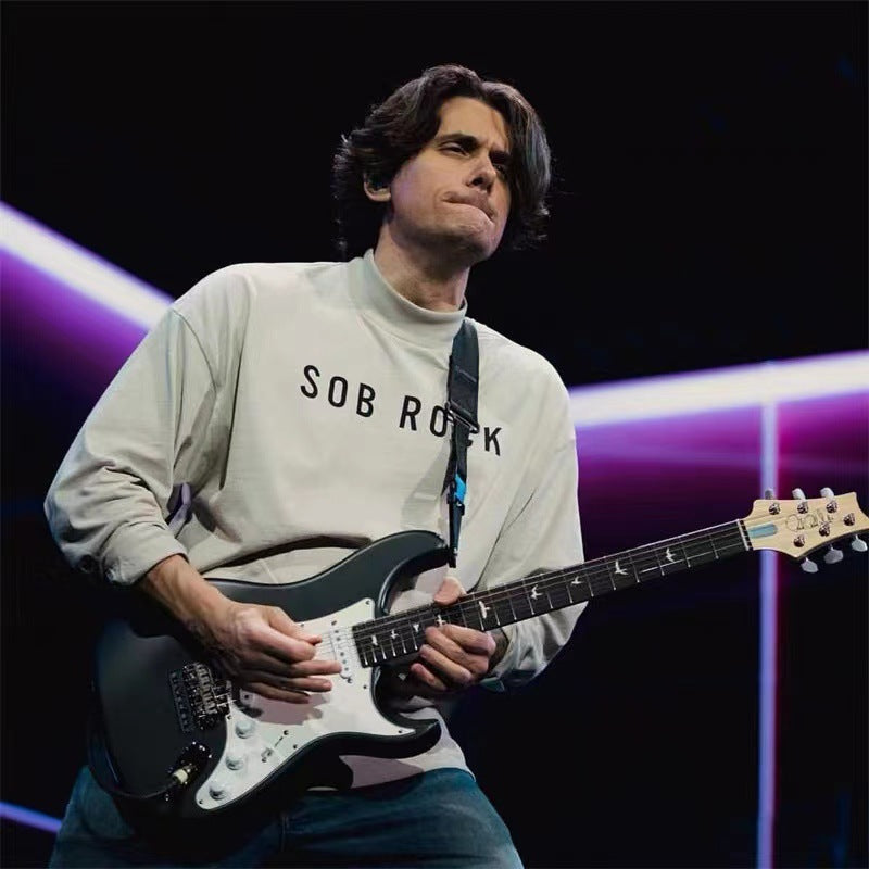 Fog Sob Rock Hoodie Fog Letter Print Casual Long Sleeve T-shirt Male