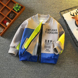 Toddler Boys Jackets Children's Clothing Boys Autumn Clothing Multi-Color Coat