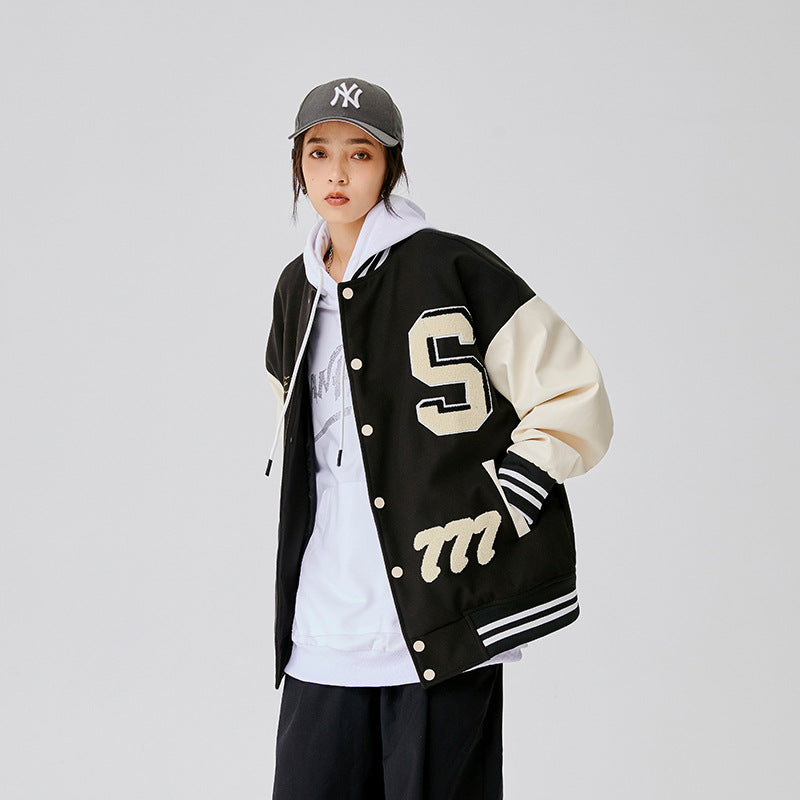Letterman Jacket Outfit Senior Jackets Varsity Baseball Coat Autumn Baseball Uniform Men's Jacket