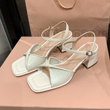 Nude Wide Fit Block Heels