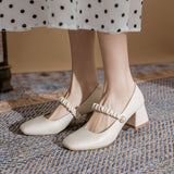 Nude Wide Fit Block Heels