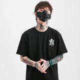 Yankees T Shirt Short Sleeve T-shirt Summer Loose Unisex Wear Couple