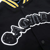 Letterman Jacket Outfit Senior Jackets Varsity Baseball Coat Men's Loose Stand Collar Jacket Jacket