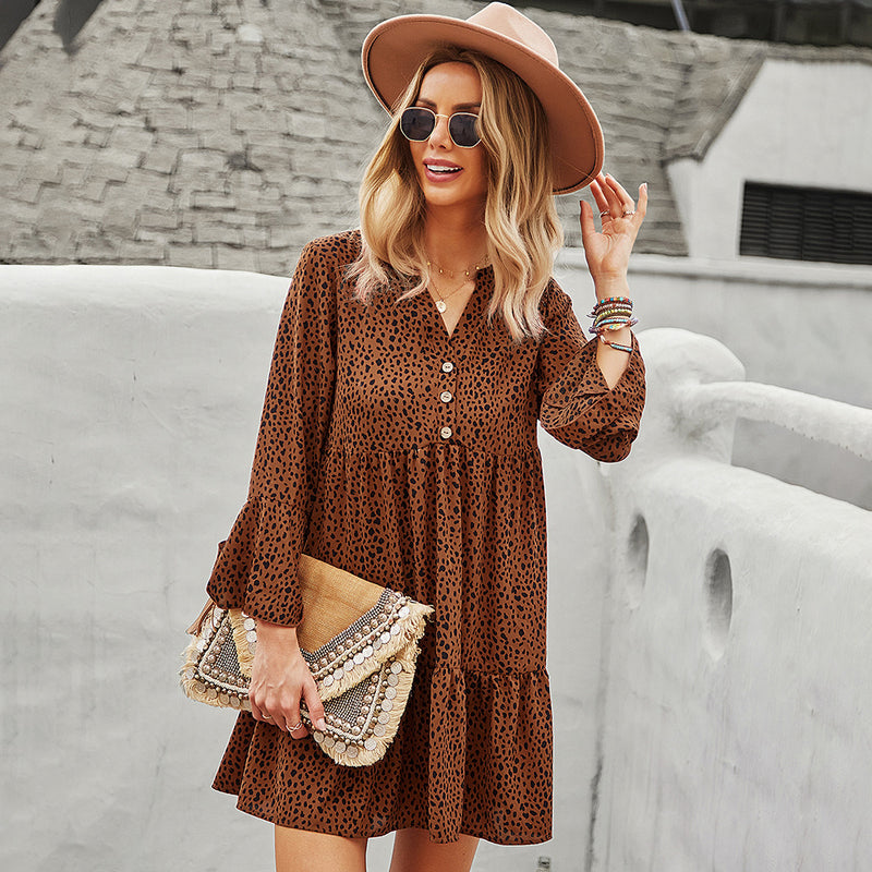 Beth Dutton Outfits Autumn and Winter Dress Leopard Print Sexy