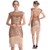 The Great Gatsby Dresses Sexy Dress Fashionable Sequins Tassel Dress