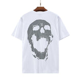 Revenge T Shirt Fashion Brand Revenge Style Skull Print Luminous High Street Short Sleeve T-shirt Men and Women