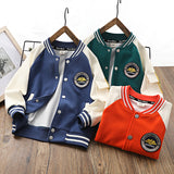 Children Baseball Jacket Children's Clothing Autumn Baseball Uniform Jacket Girl